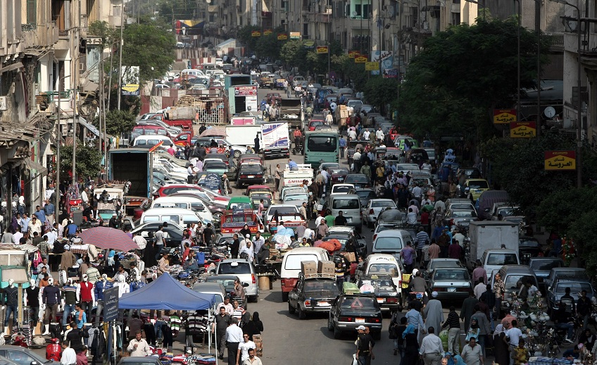 The strike caused severe congestion across Cairo (file photo) (AFP Photo/ Mahmud Hams)