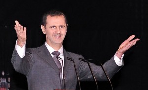 The opposition Syrian National Coalition noted that Assad had ruled out any dialogue with the rebels, making negotiations impossible. (AFP PHOTO)